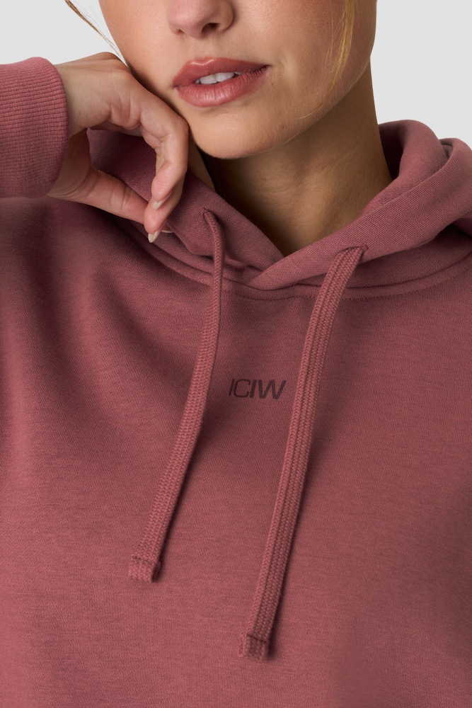 Everyday Relaxed Hoodie Print Calm Red