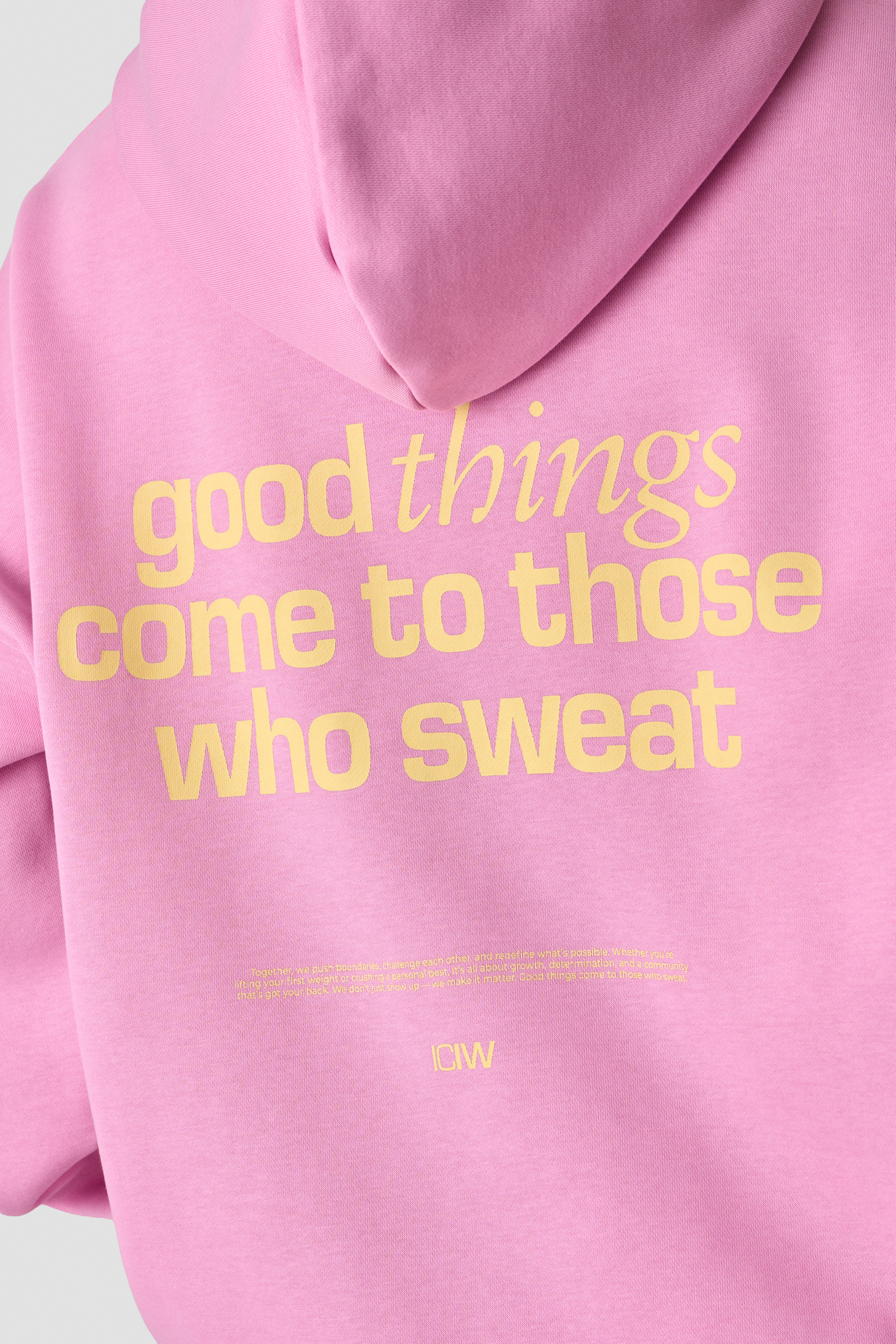 Everyday Relaxed Hoodie Print Lavender Pink - image 2