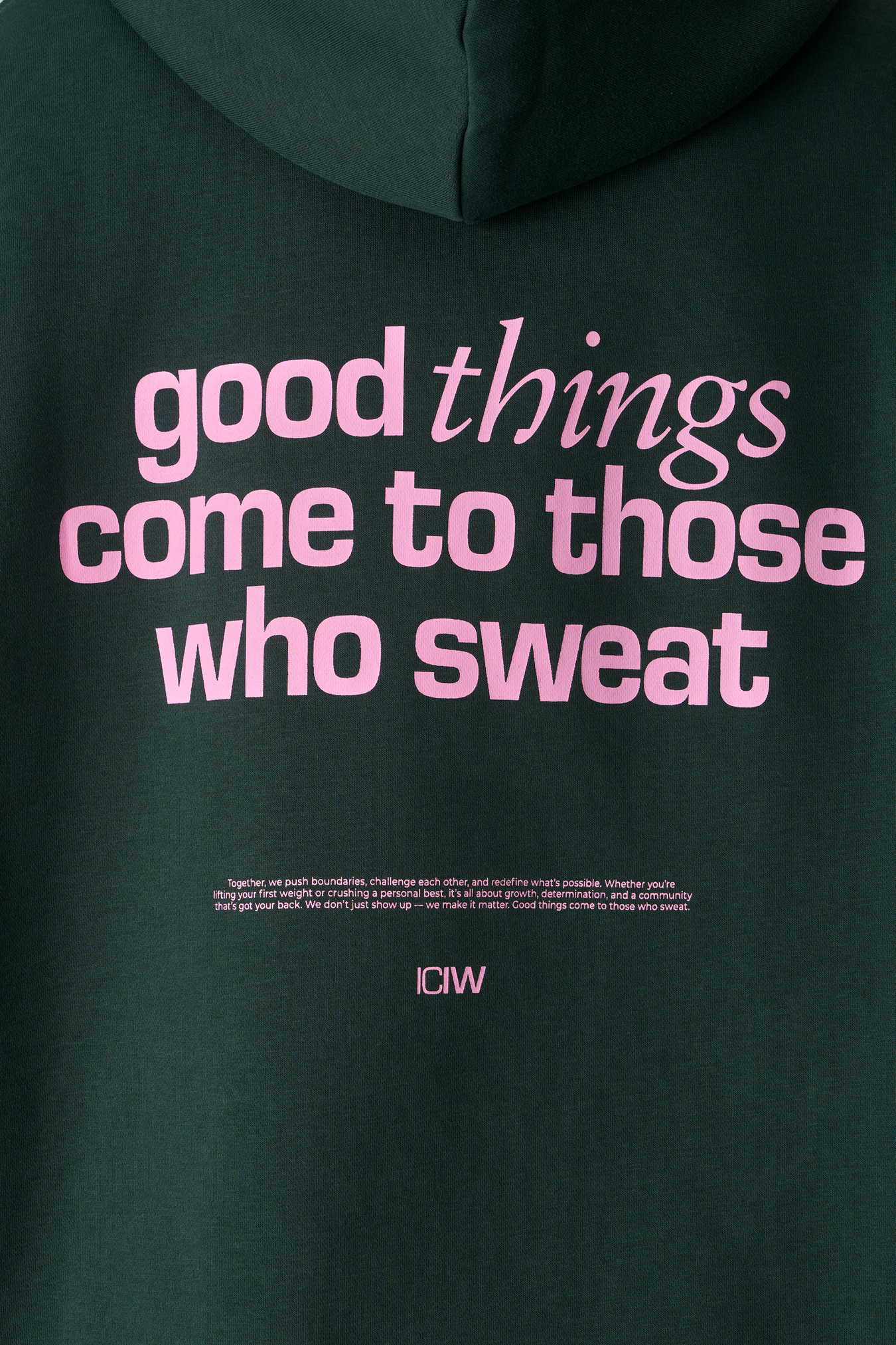 Everyday Relaxed Hoodie Print Wet Green - image 5