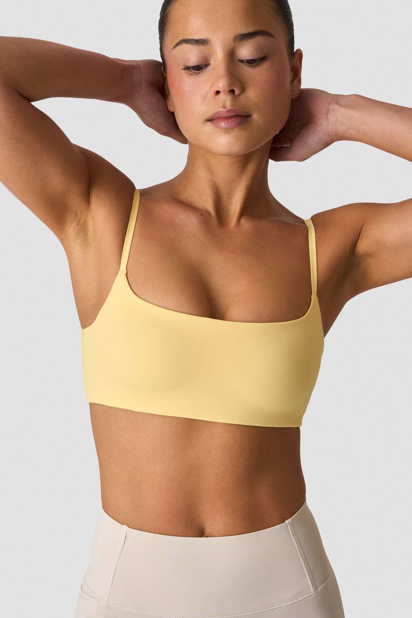 Nimble Molded Sports Bra Fading Yellow - bild 2