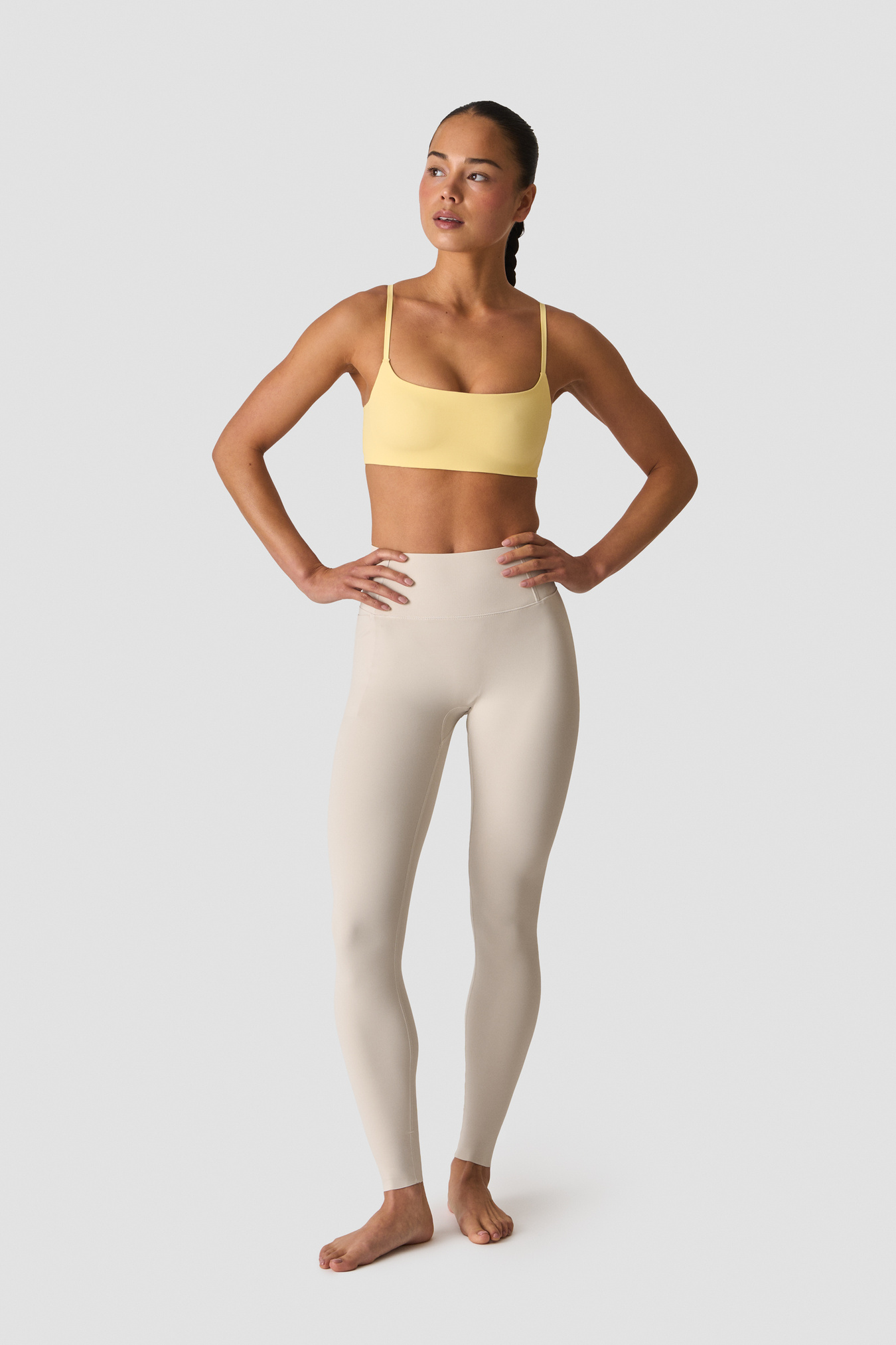 Nimble Molded Sports Bra Fading Yellow - bild 4