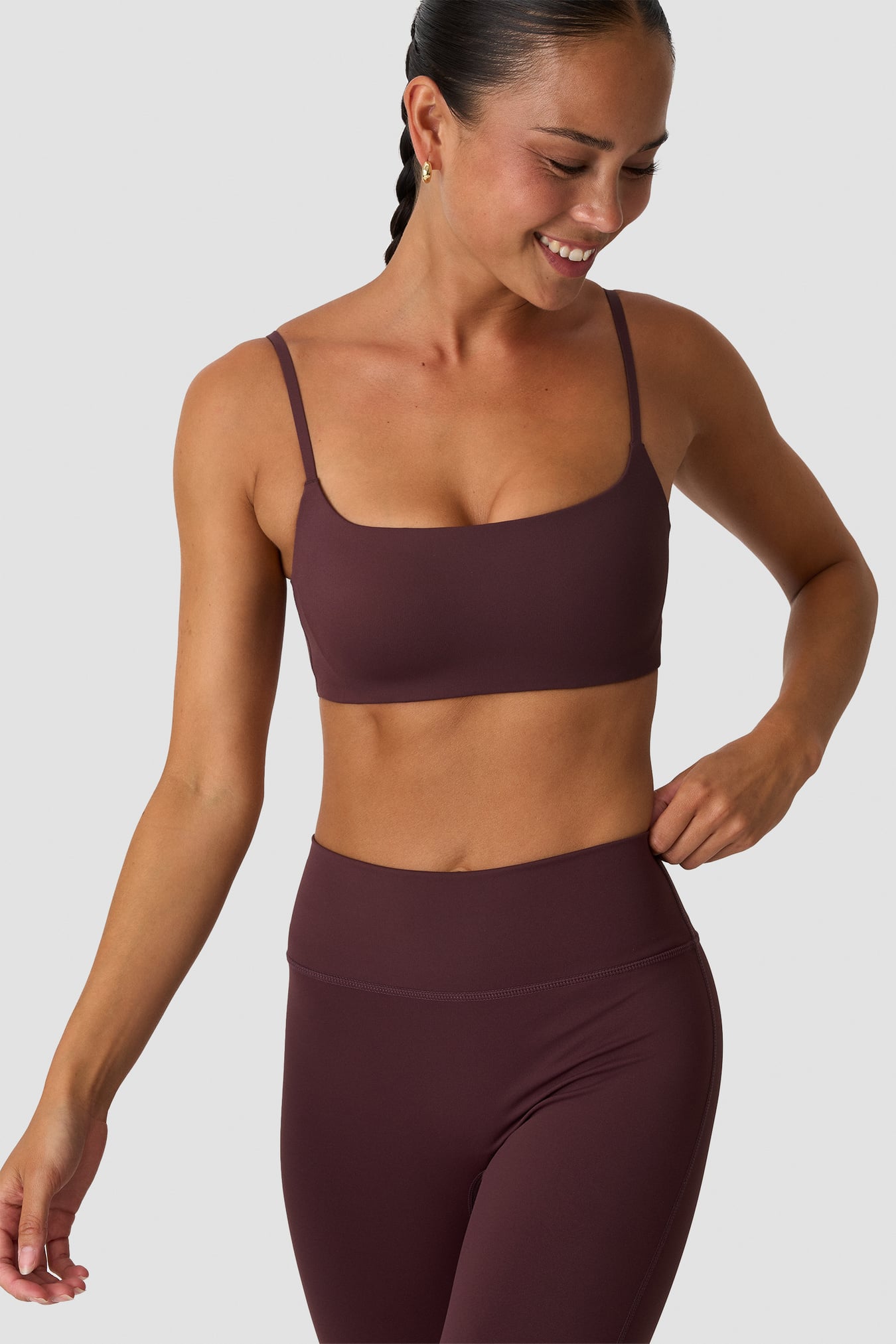 Nimble Molded Sports Bra Espresso - Bild 1