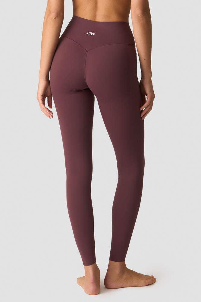 Nimble V-Shape No-rise Tights Dull Berry Red