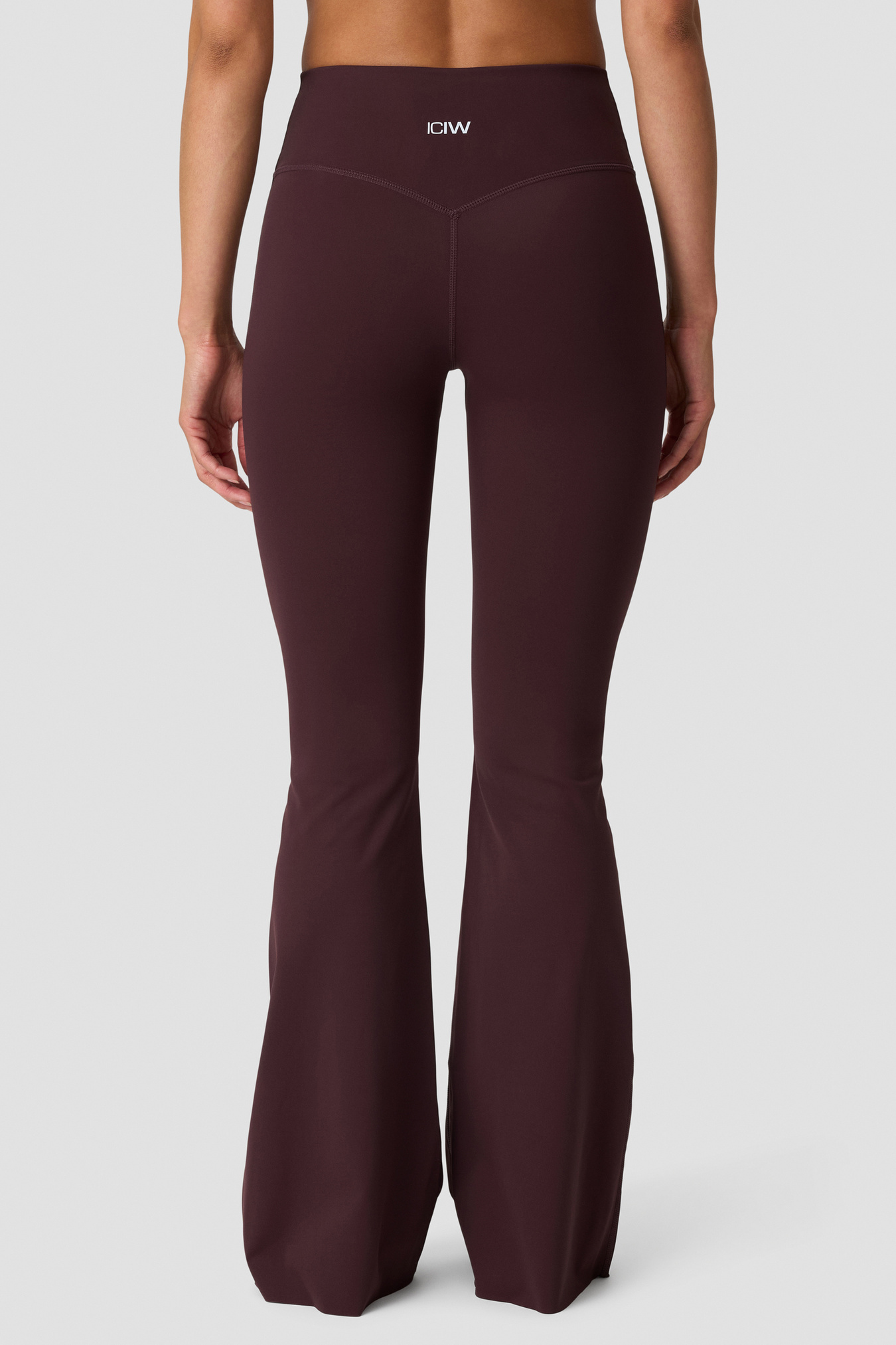 Nimble No-Rise Flared Tights Espresso - image 2