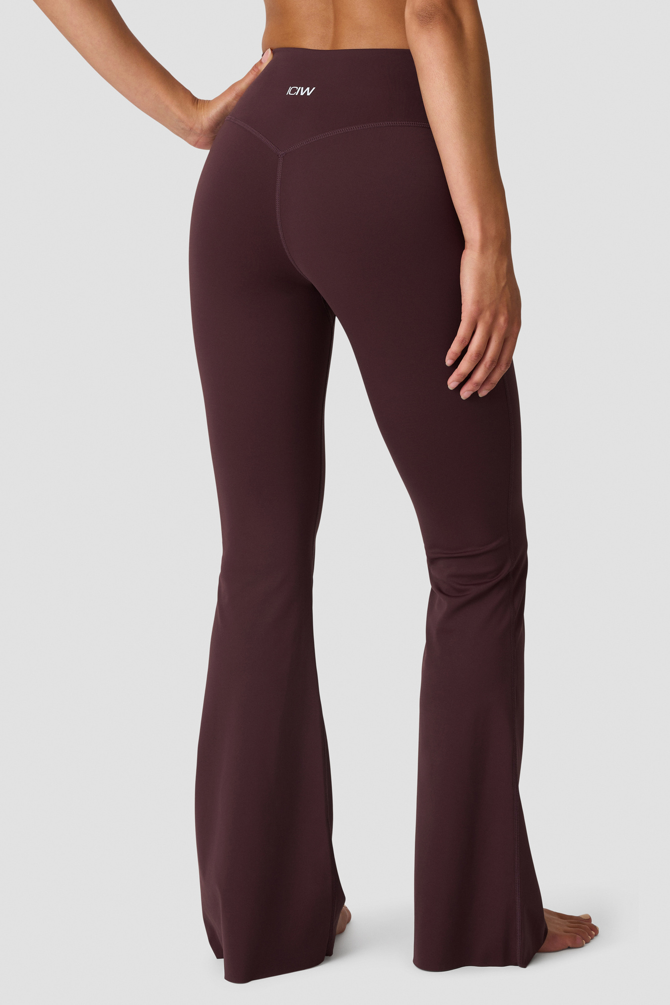 Nimble No-Rise Flared Tights Espresso - image 3