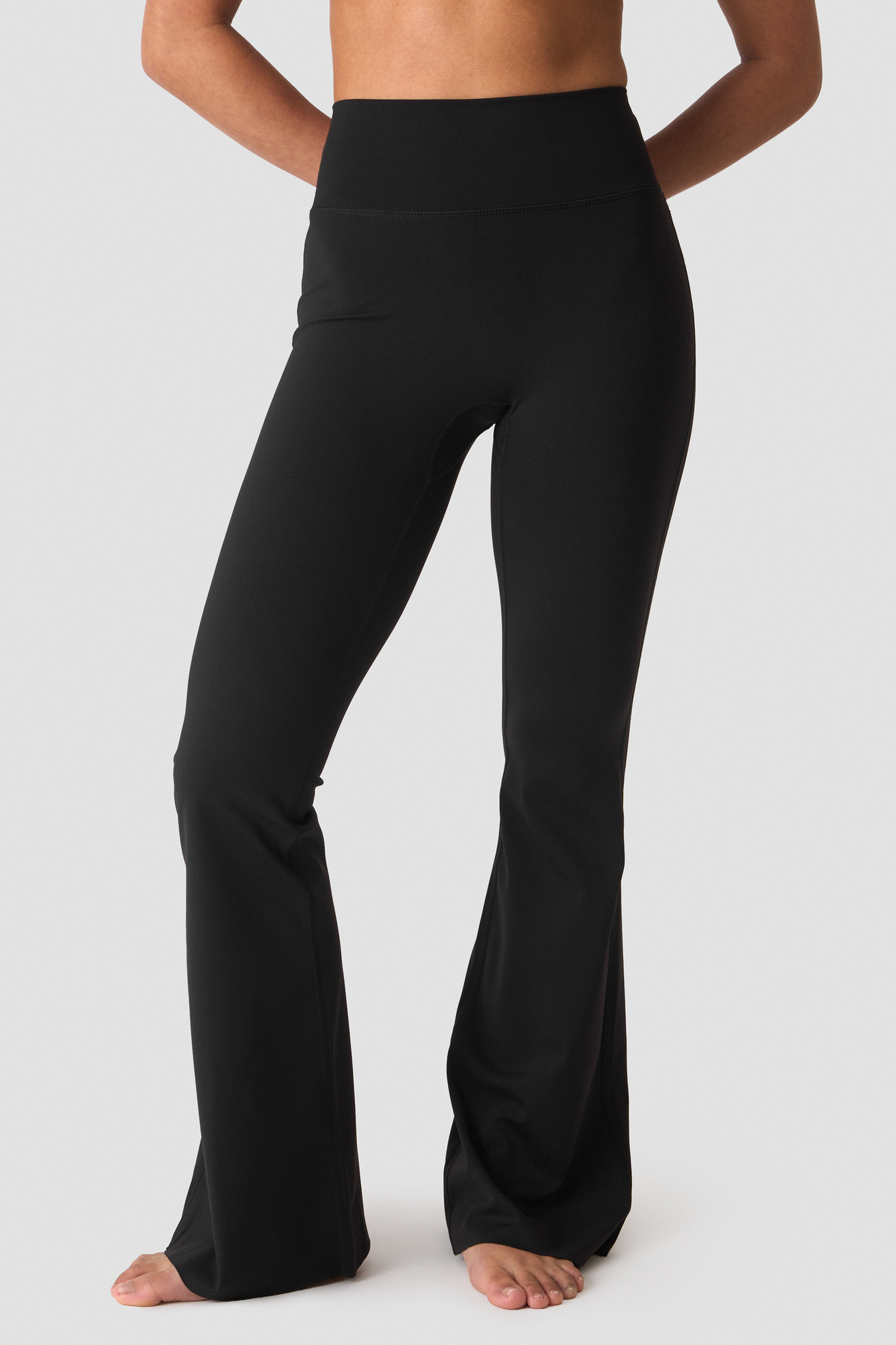 Nimble No-rise Flared Tights Petite Black - bild 1