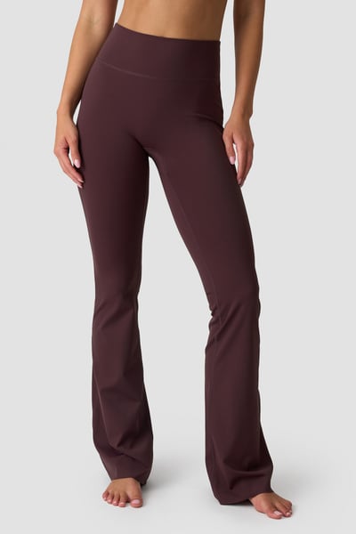 Nimble No-Rise Flared Tights Tall Espresso - undefined