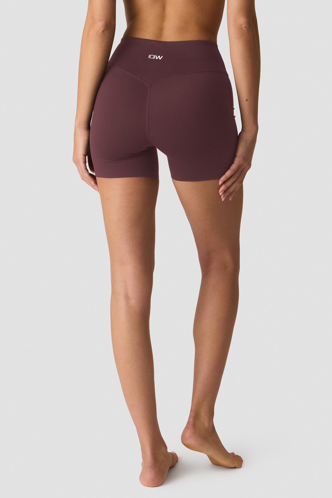 Nimble Midi Shorts Dull Berry Red - bild 2