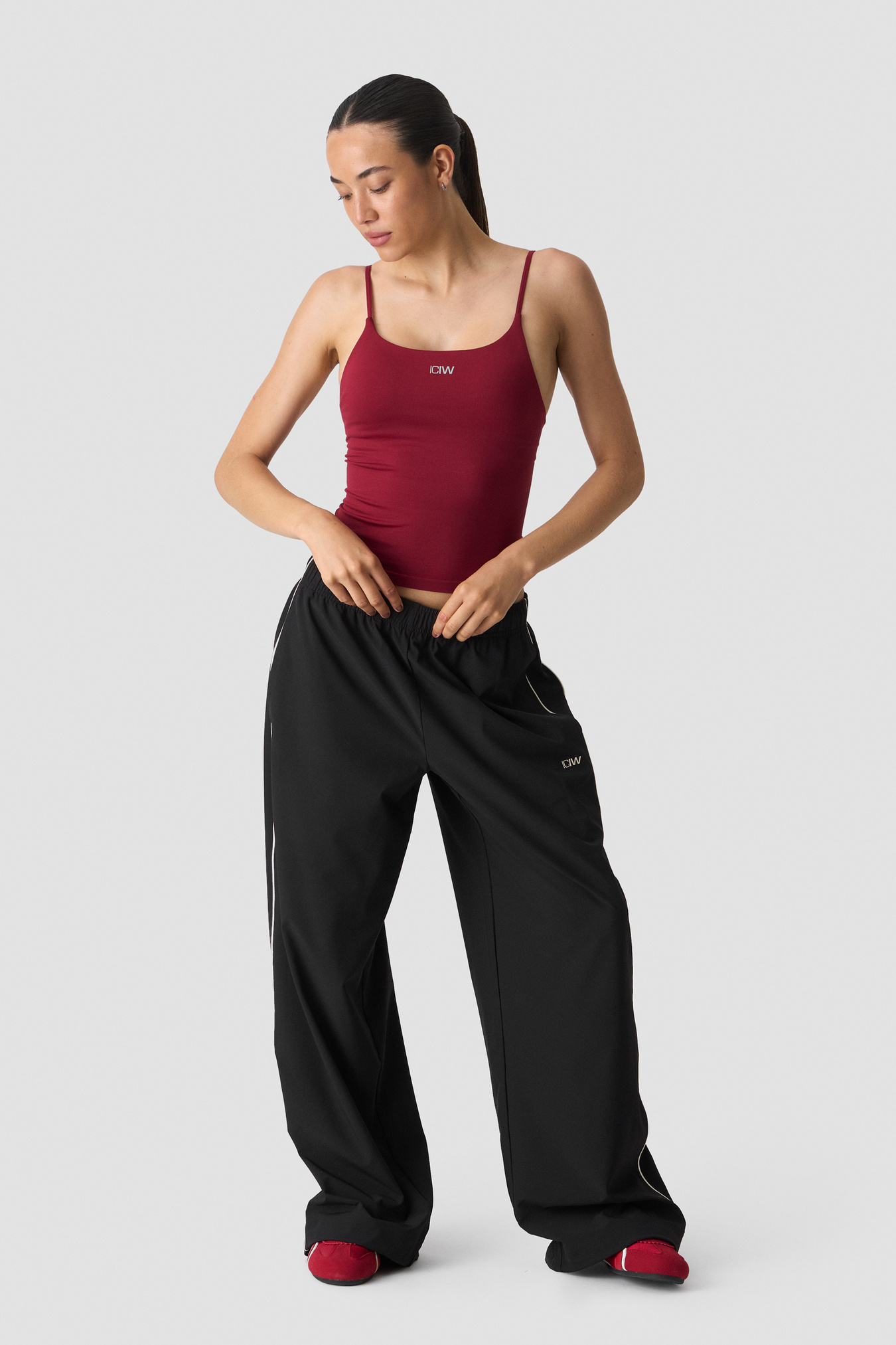 Contrast Pants Black - image 1