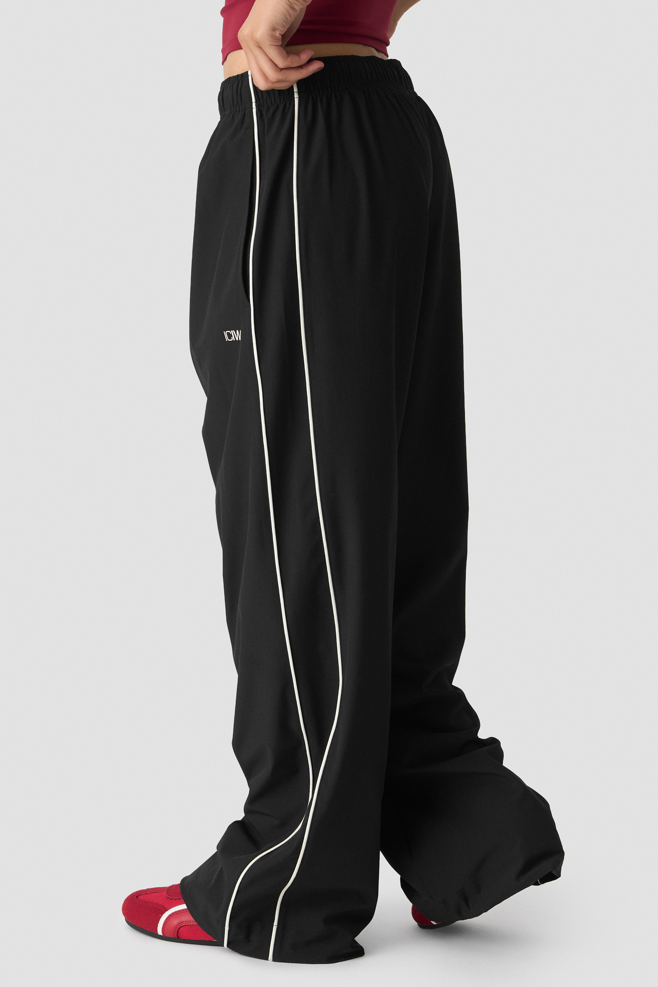 Contrast Pants Black - image 3