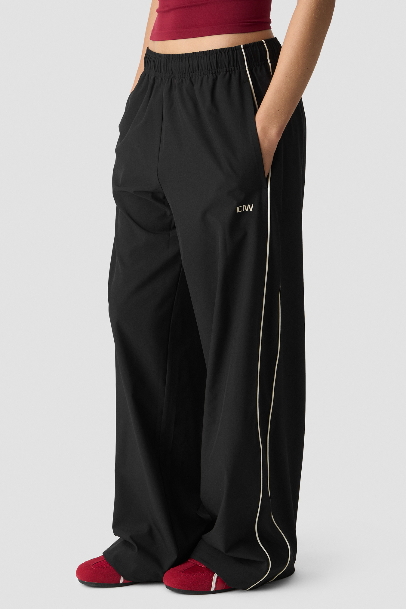 Contrast Pants Black - image 2