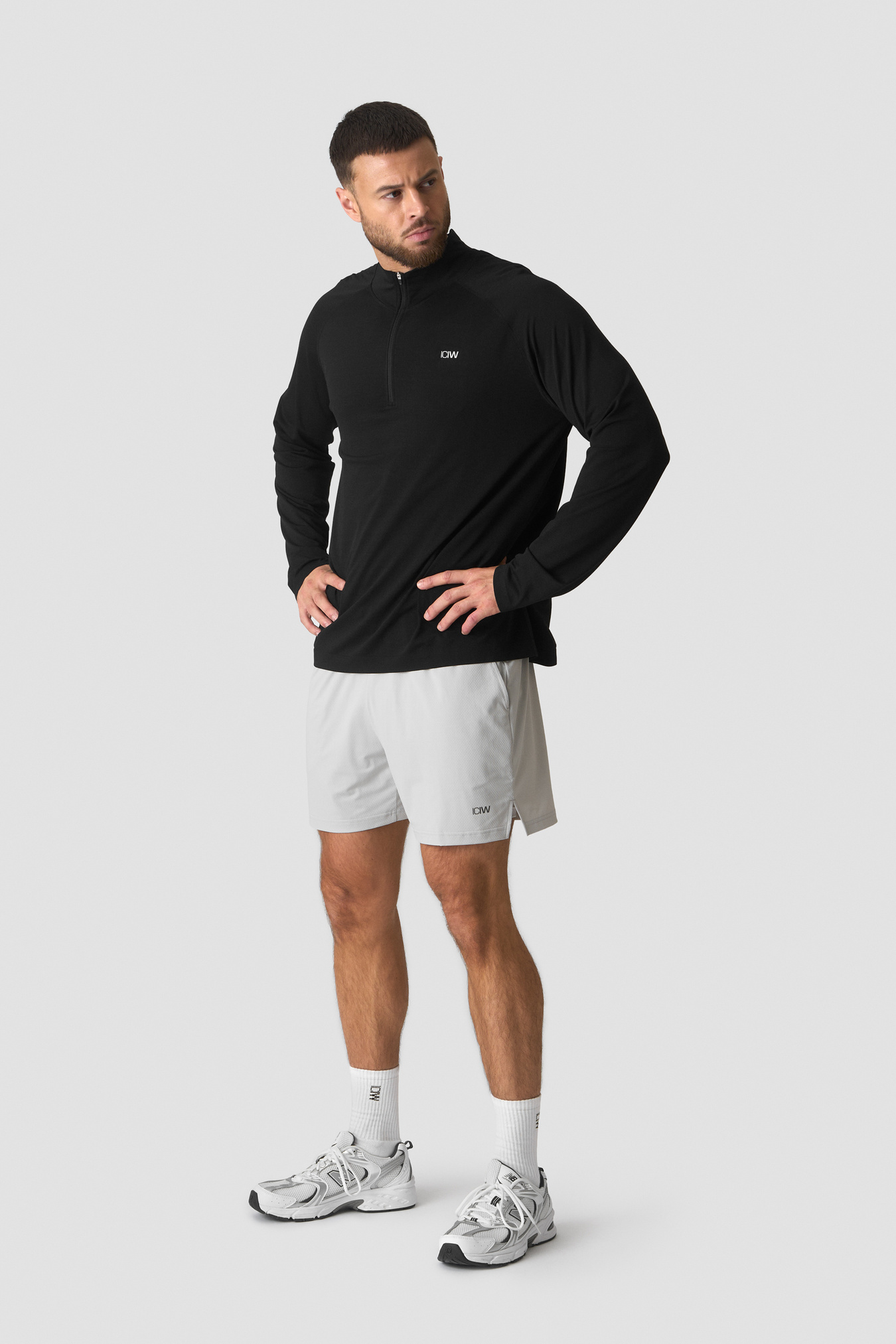 Stride 1/4 Longsleeve Black - afbeelding 5