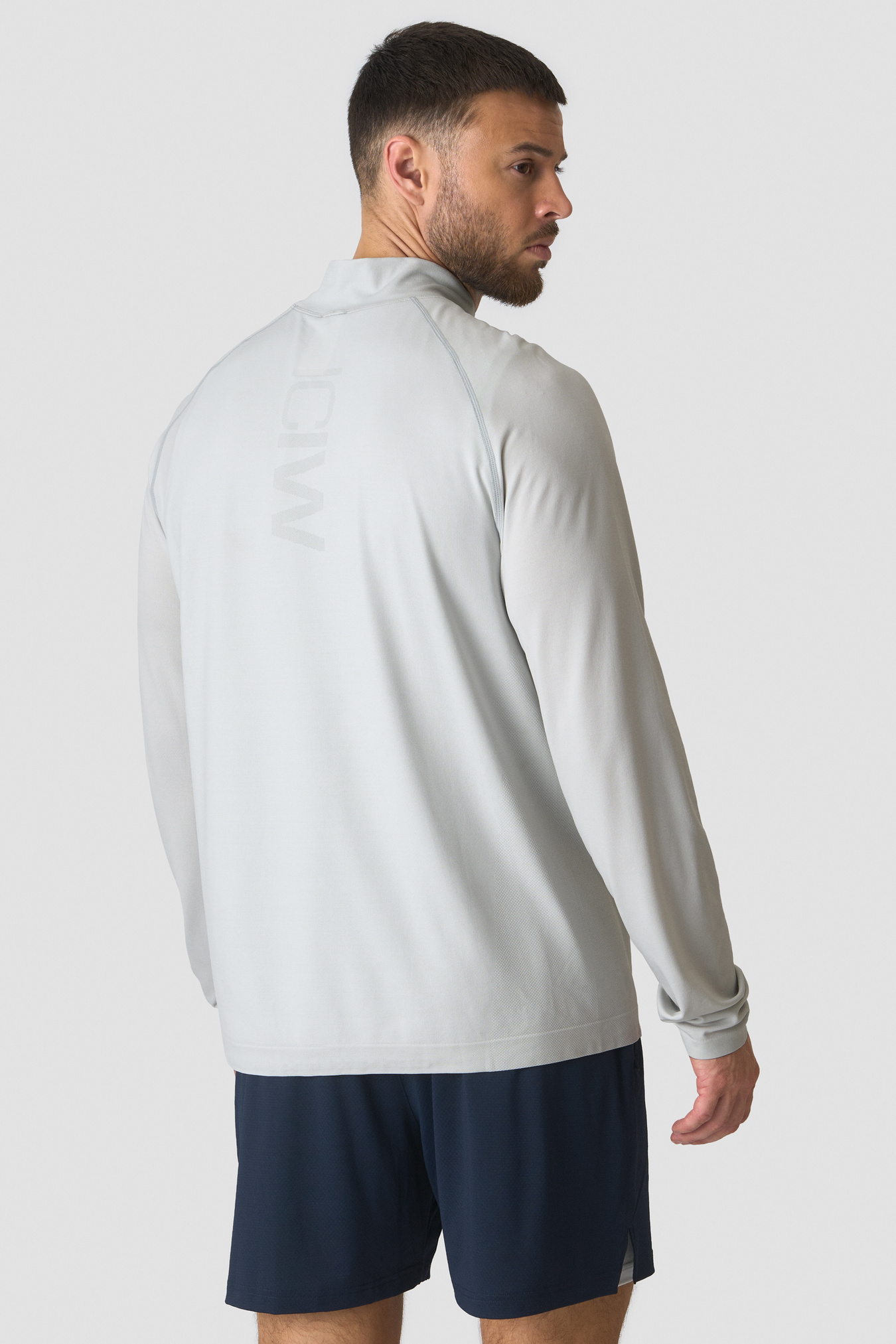 Stride 1/4 Longsleeve White Snow - afbeelding 2