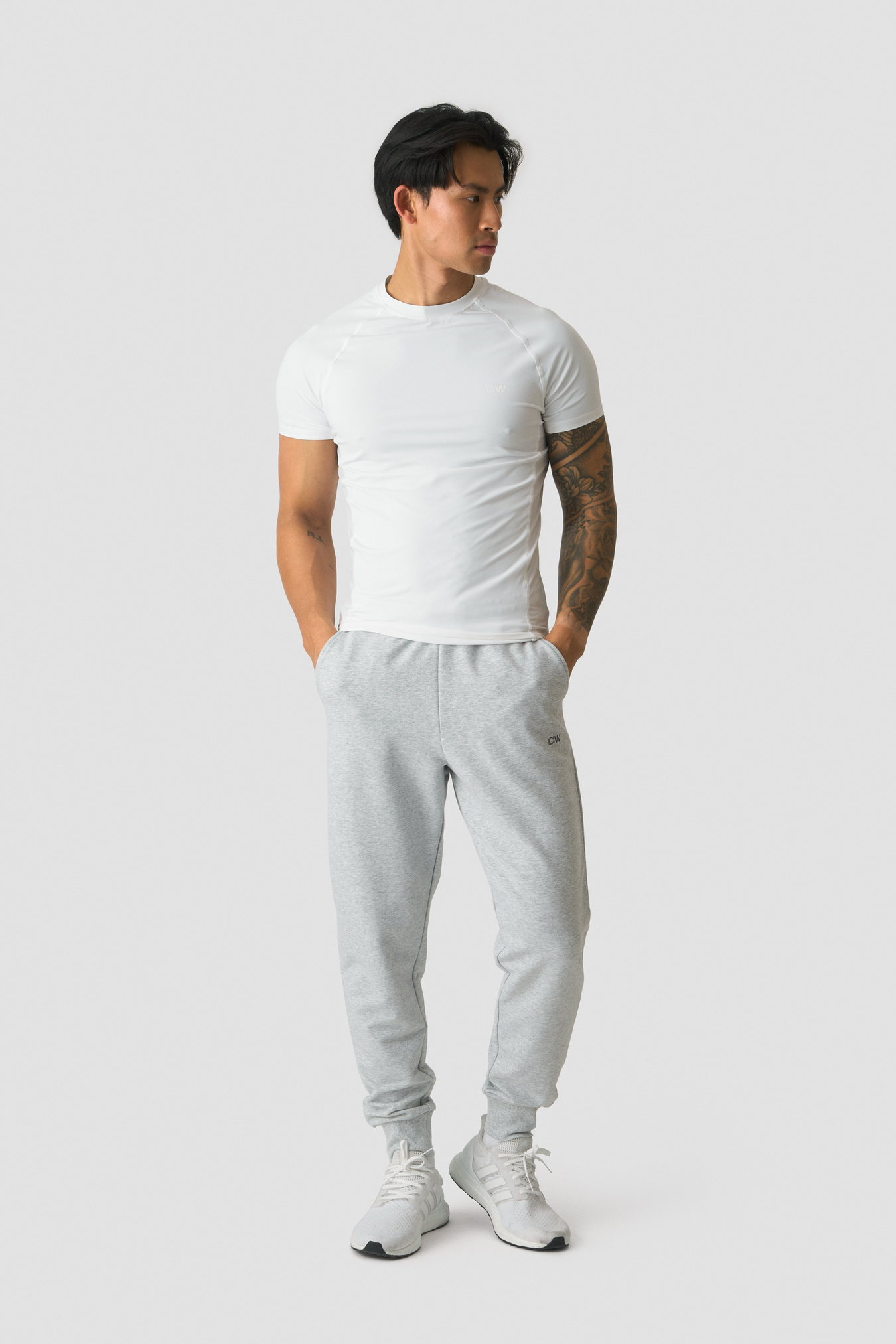 Stride Sweat Pants Light Grey Melange - afbeelding 5