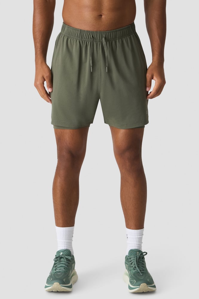 Stride 2-In-1 Shorts Warm Green