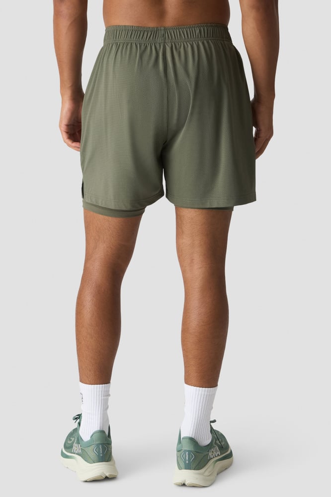 Stride 2-In-1 Shorts Warm Green