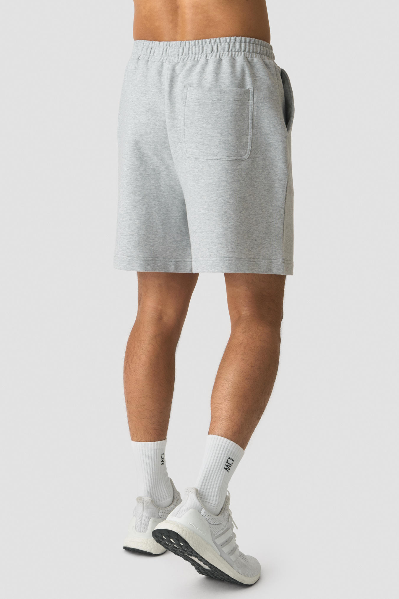 Stride Sweat Shorts Light Grey Melange - afbeelding 2