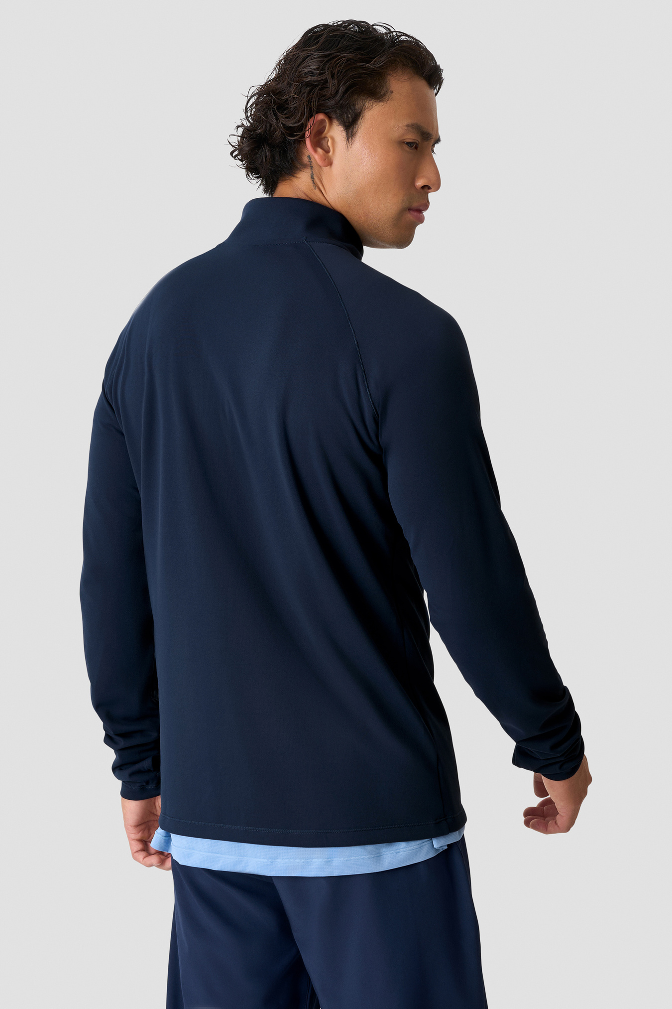 Mirage 1/4 Zip Midlayer Long Sleeve Midnight Blue - bild 2