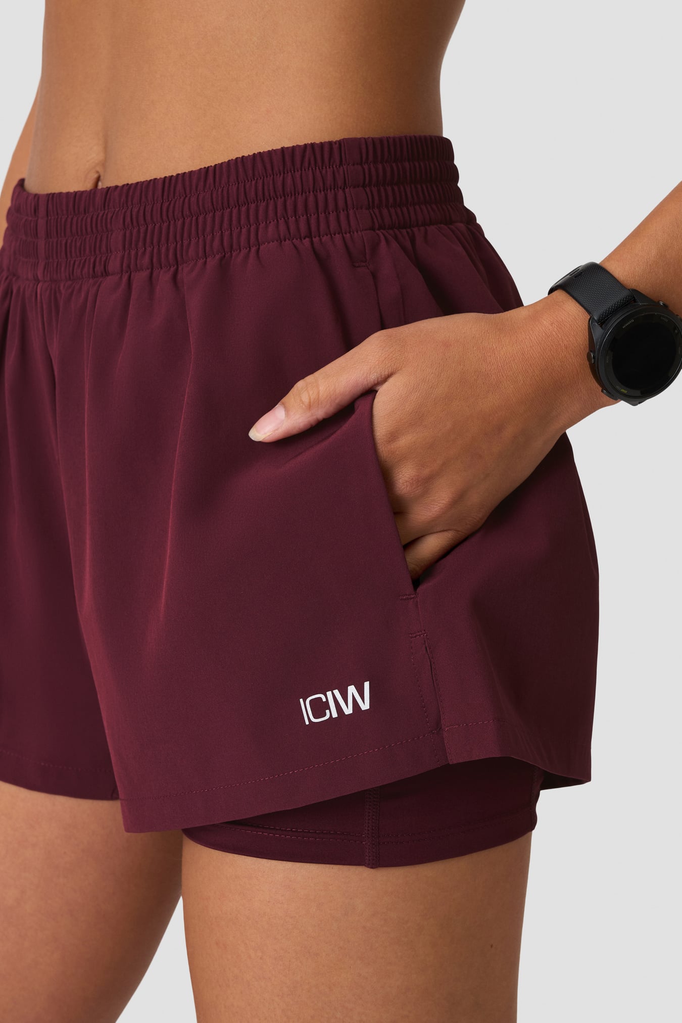 Mirage Cardio 2-in-1 Shorts Dark mahogany - bild 6