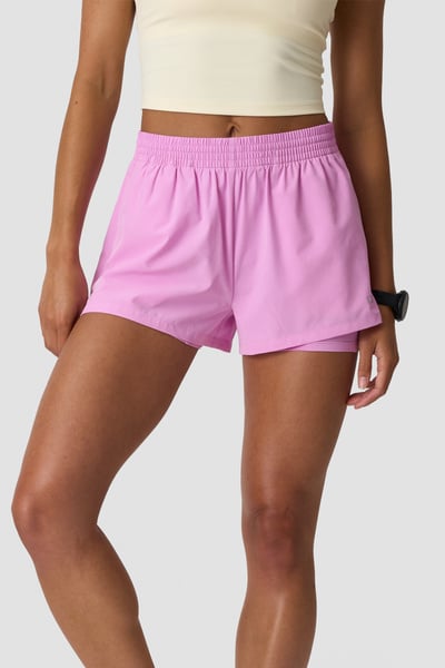 Mirage Cardio 2-in-1 Shorts Pink Lotus - Rosa