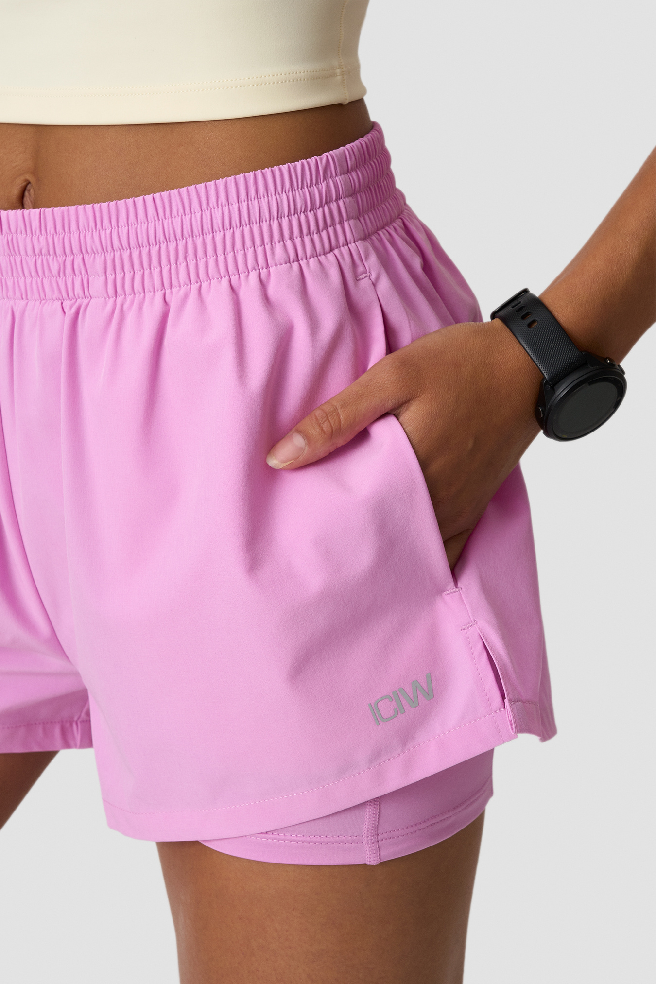 Mirage Cardio 2-in-1 Shorts Pink Lotus - bild 5