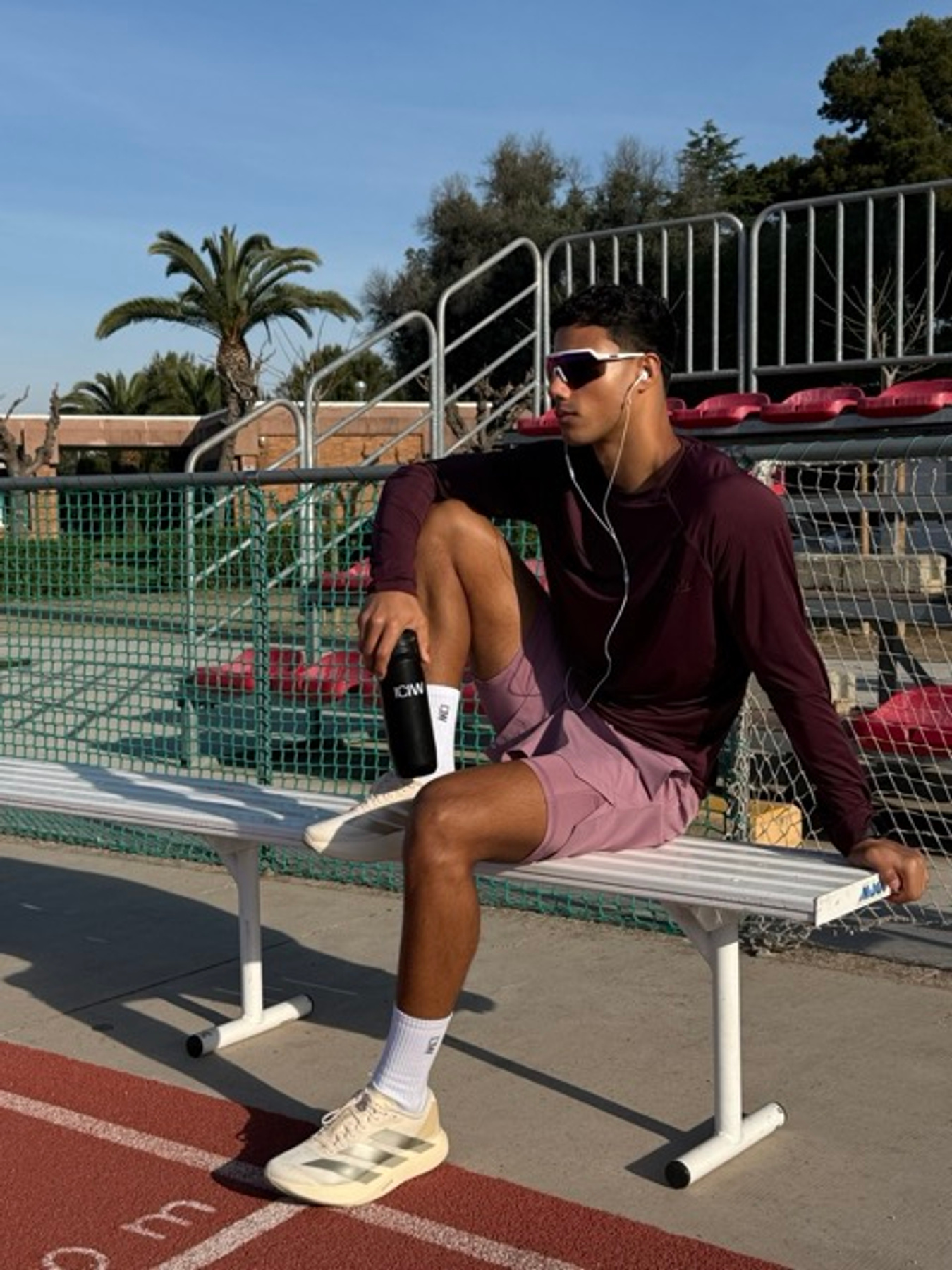 Mirage Cardio Long Sleeve M Maroon Red - image 1