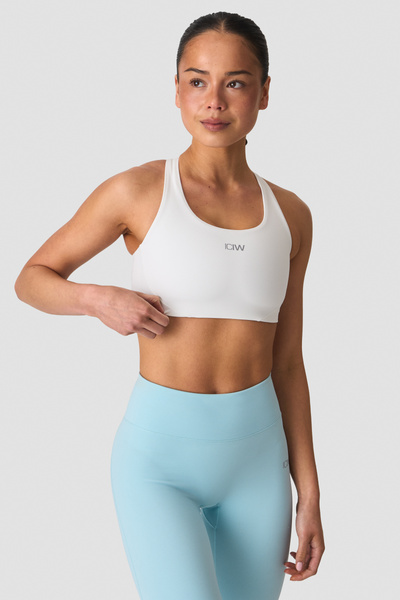 Mirage Cardio Mid Support Bra W white snow - undefined