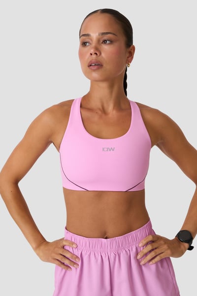 Mirage Cardio Mid Support Bra Pink lotus - Rosa