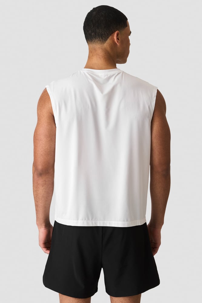 Mirage Mesh Tank Top White | ICIW