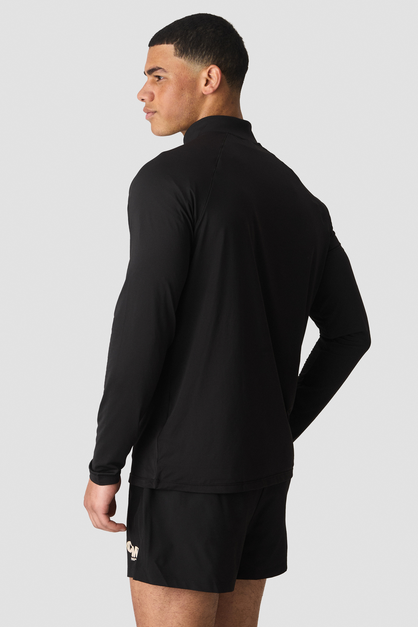 Mirage 1/4 Zip Long Sleeve M Black - image 2