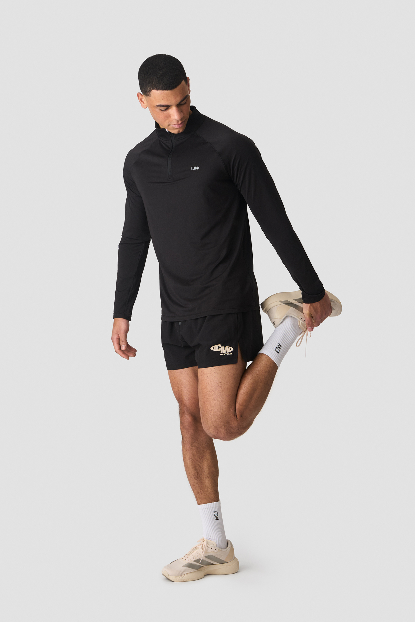 Mirage 1/4 Zip Long Sleeve M Black - image 4