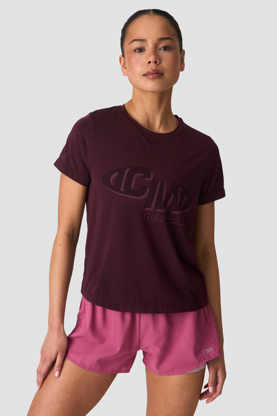 Mirage Cardio T-shirt W Maroon Red - undefined