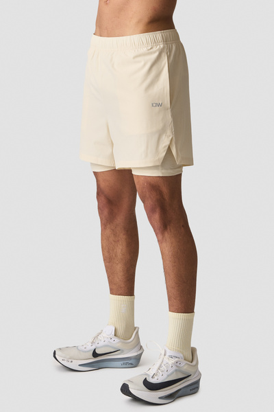 Essential Cardio 2-in-1 5'' Shorts M Pearl White - undefined