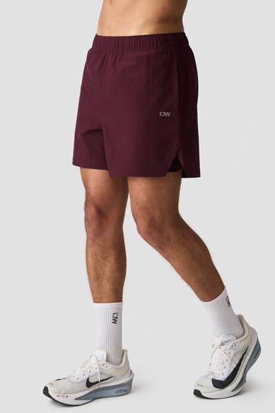 Essential Cardio 2-in-1 5'' Shorts M Maroon Red - undefined