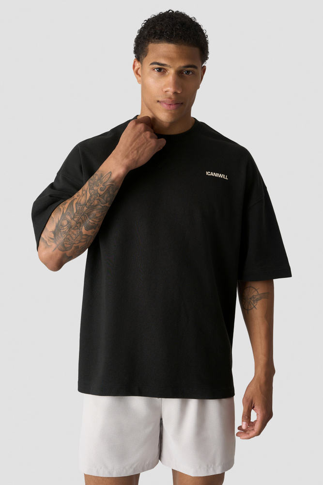 Everyday Oversized Terry T-shirt Black