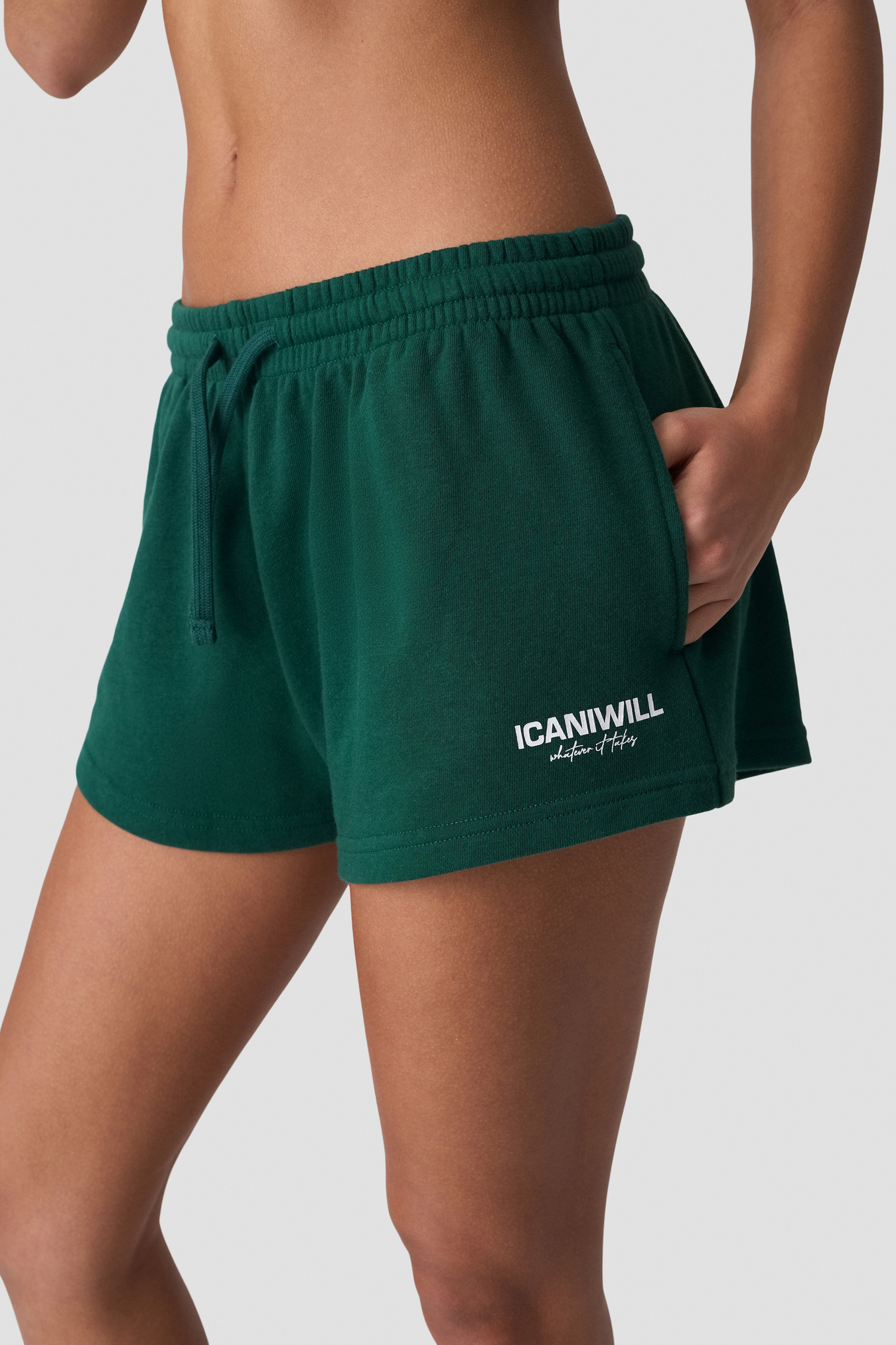 Everyday Terry Mid Shorts Northern Green - kuva 3