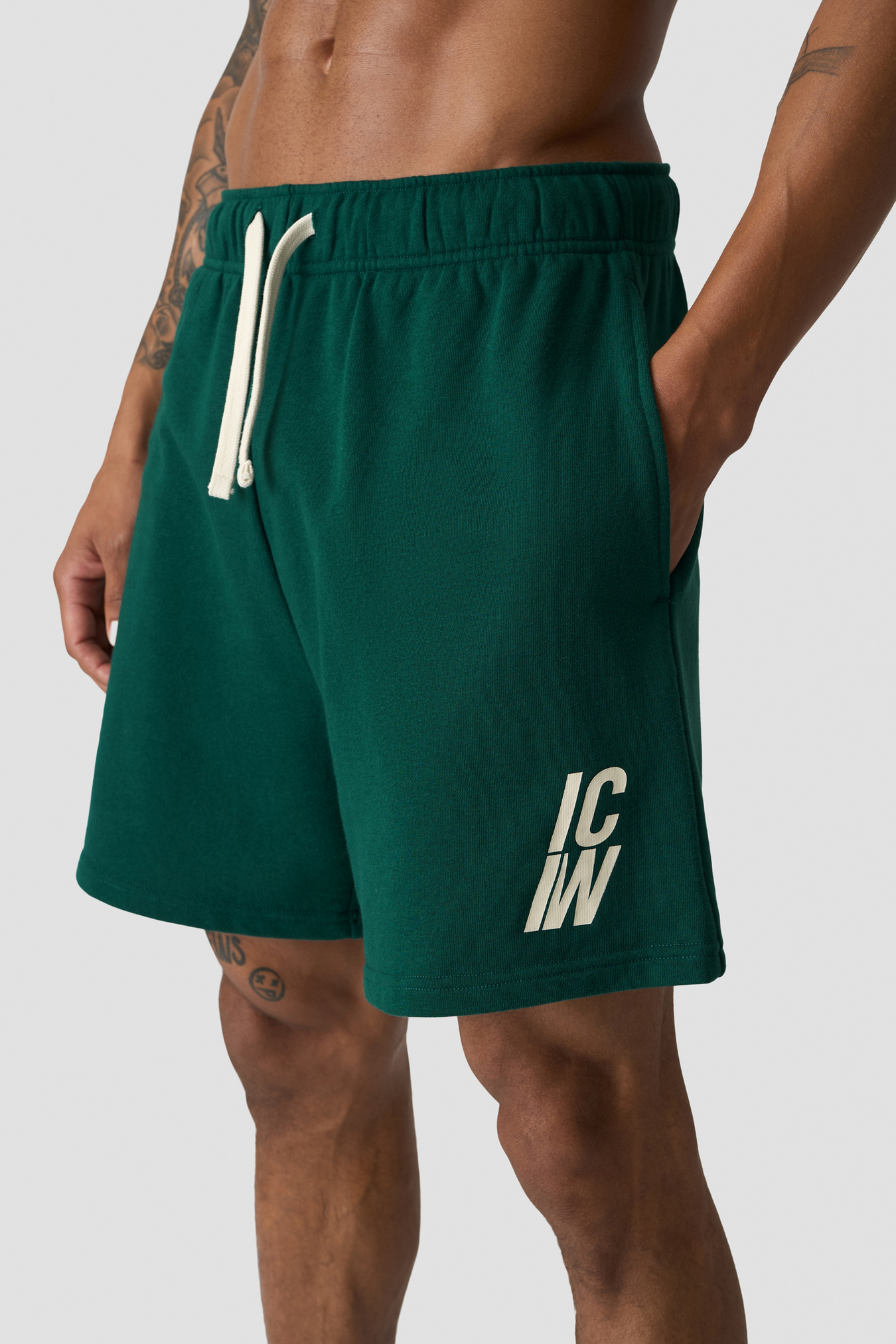 Everyday Terry Sweatshorts Northern Green - kuva 4