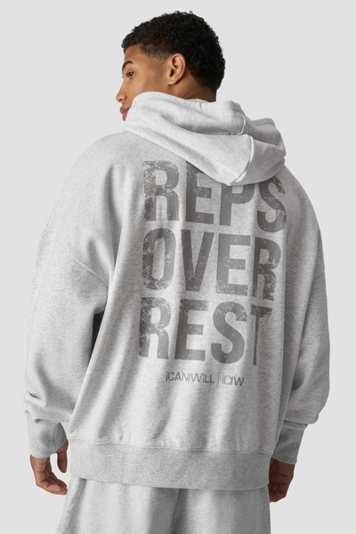 Grit Hoodie Light Grey Melange - undefined