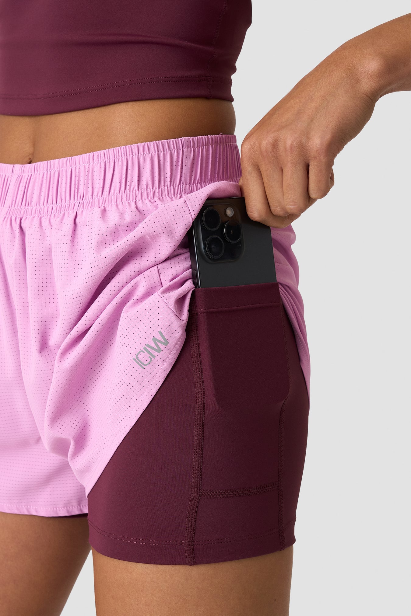 Mirage 2-in-1 Shorts Pink lotus - bild 4