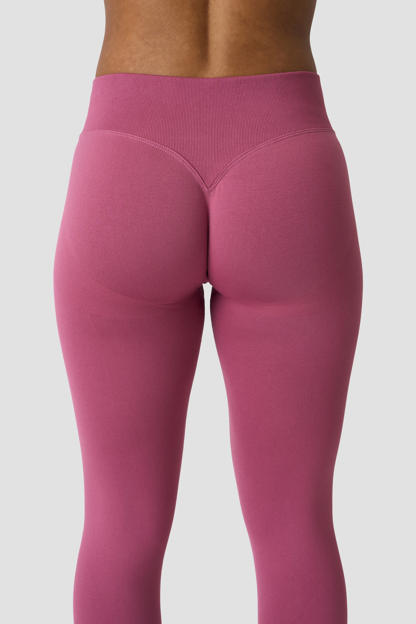 Smooth Seamless Mid-Rise V-Shape Tights Juicy Mauve - afbeelding 5