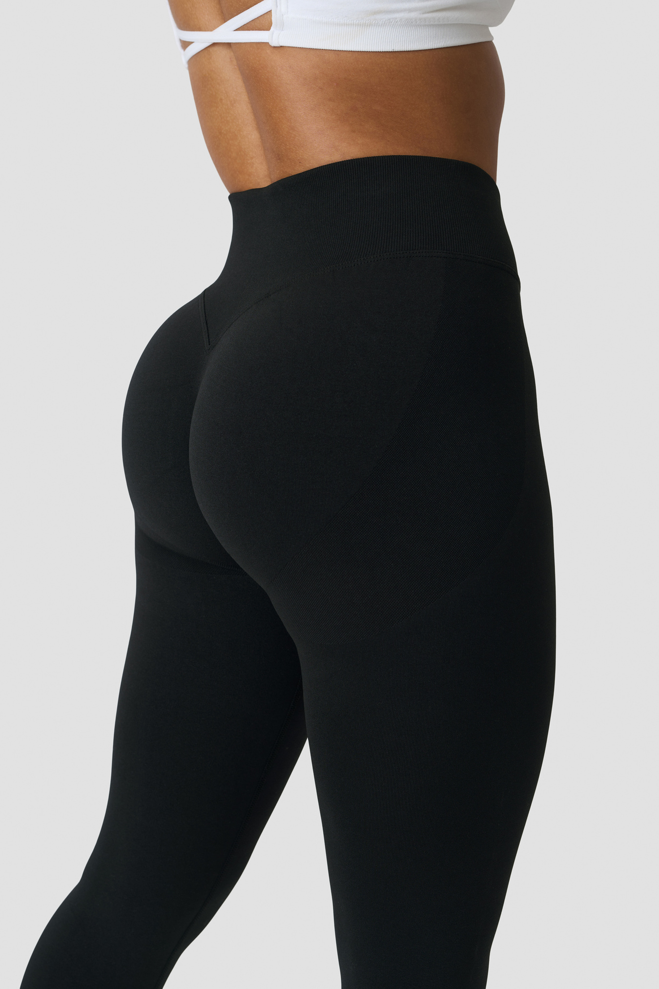 Smooth Seamless V-Shape Tights Black - Bild 1