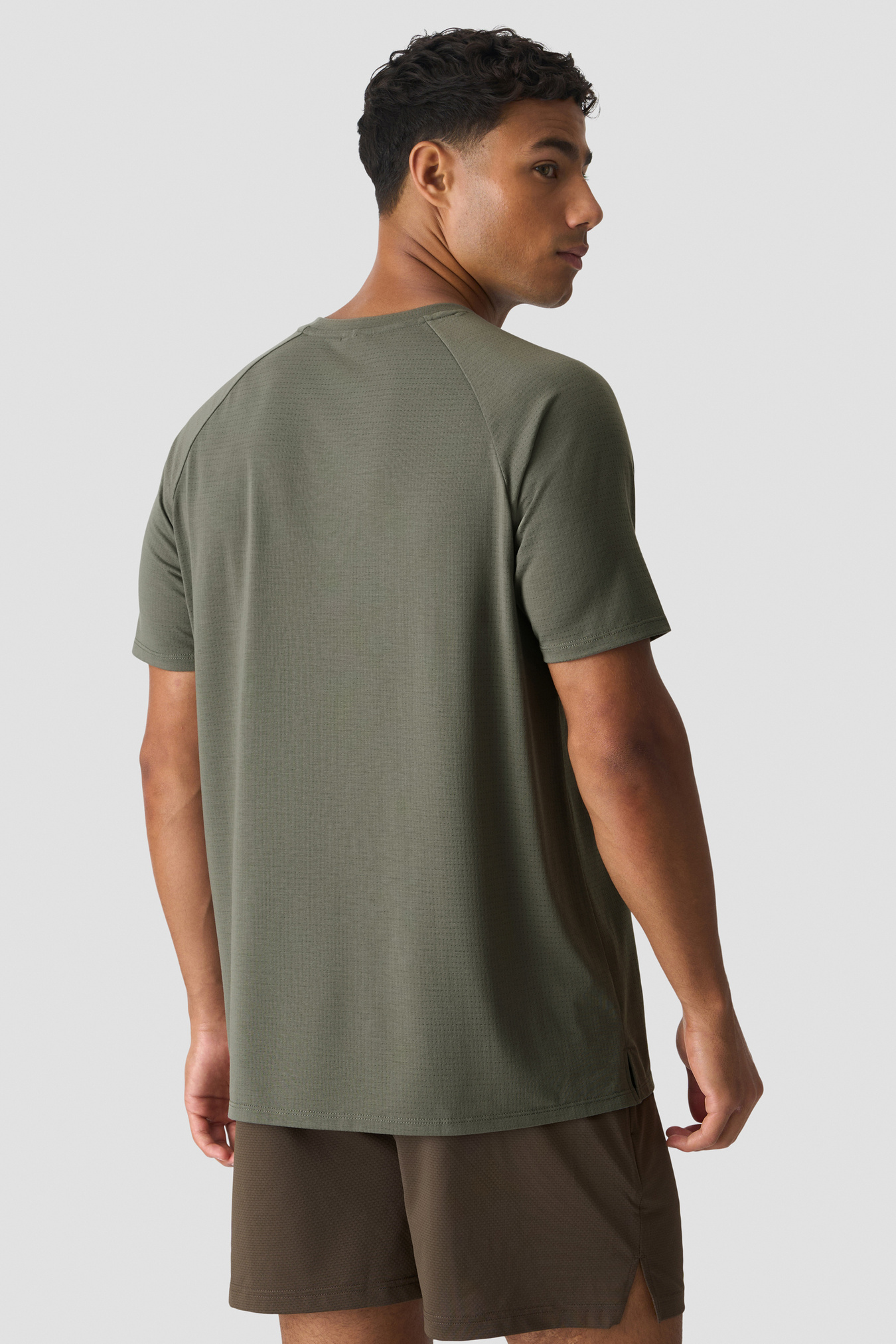Stride Raglan Tee Dri-Release Warm Green - image 2