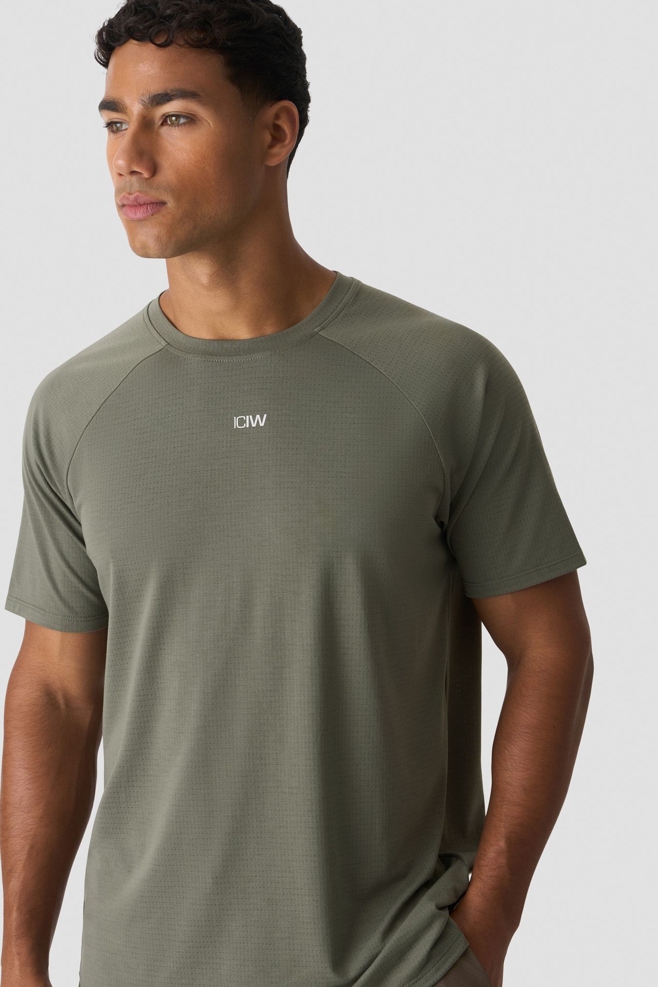 Stride Raglan Tee Dri-Release Warm Green - image 3