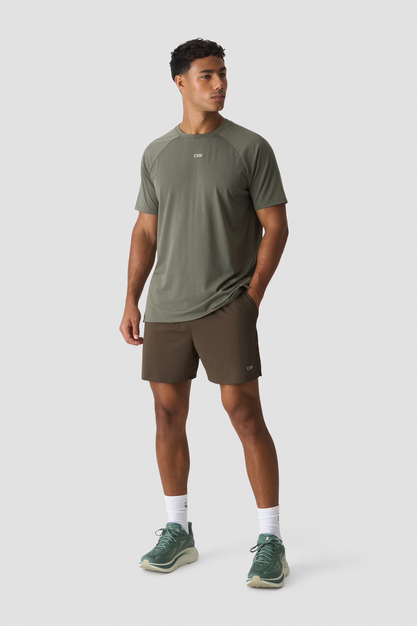 Stride Raglan Tee Dri-Release Warm Green - image 5