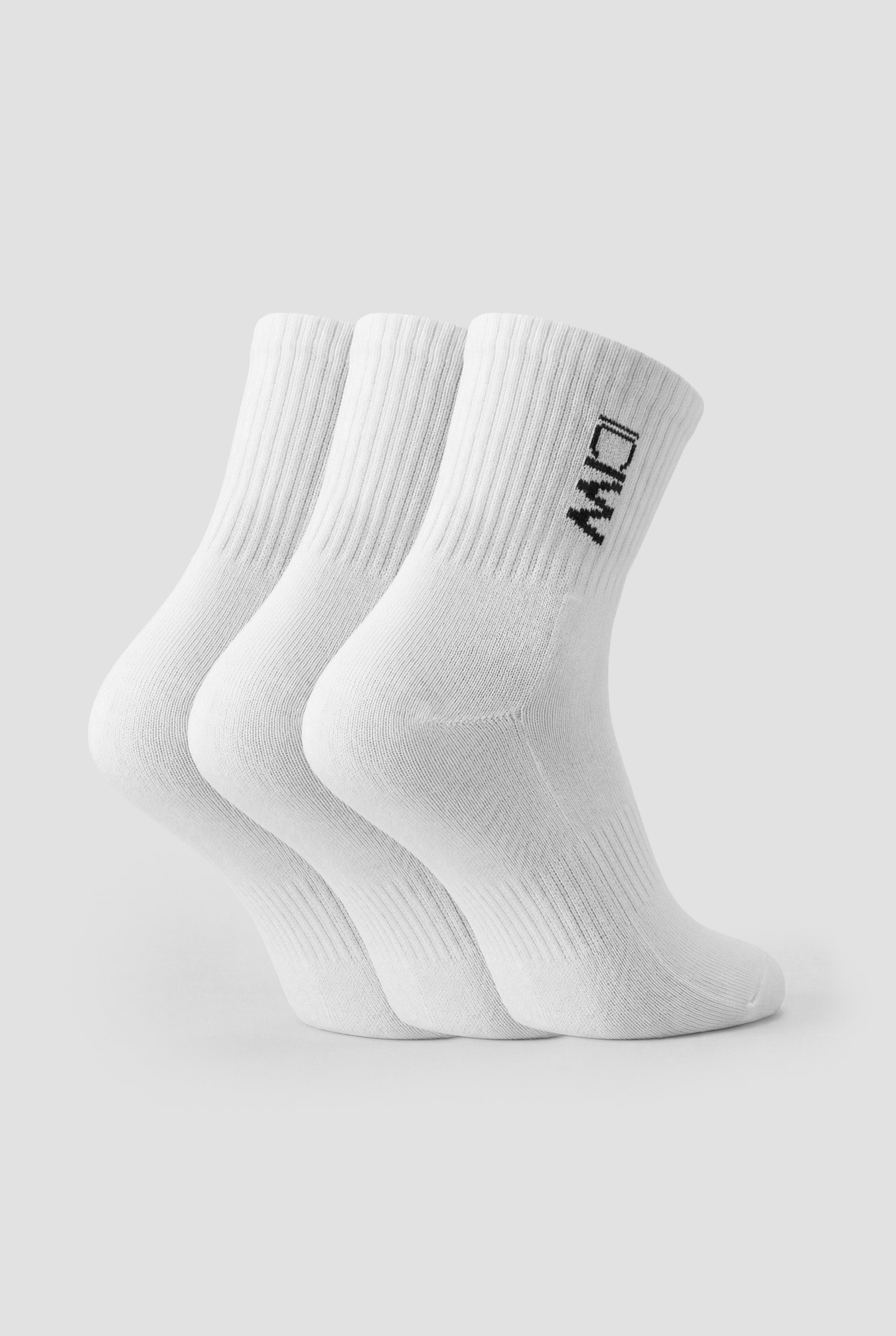 Training Mid Sock 3-Pack White - image 1