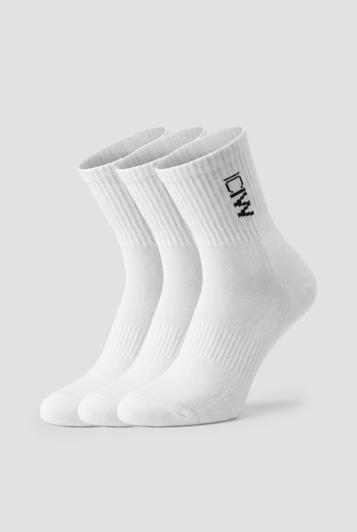 Training Mid Sock 3-Pack White - image 2