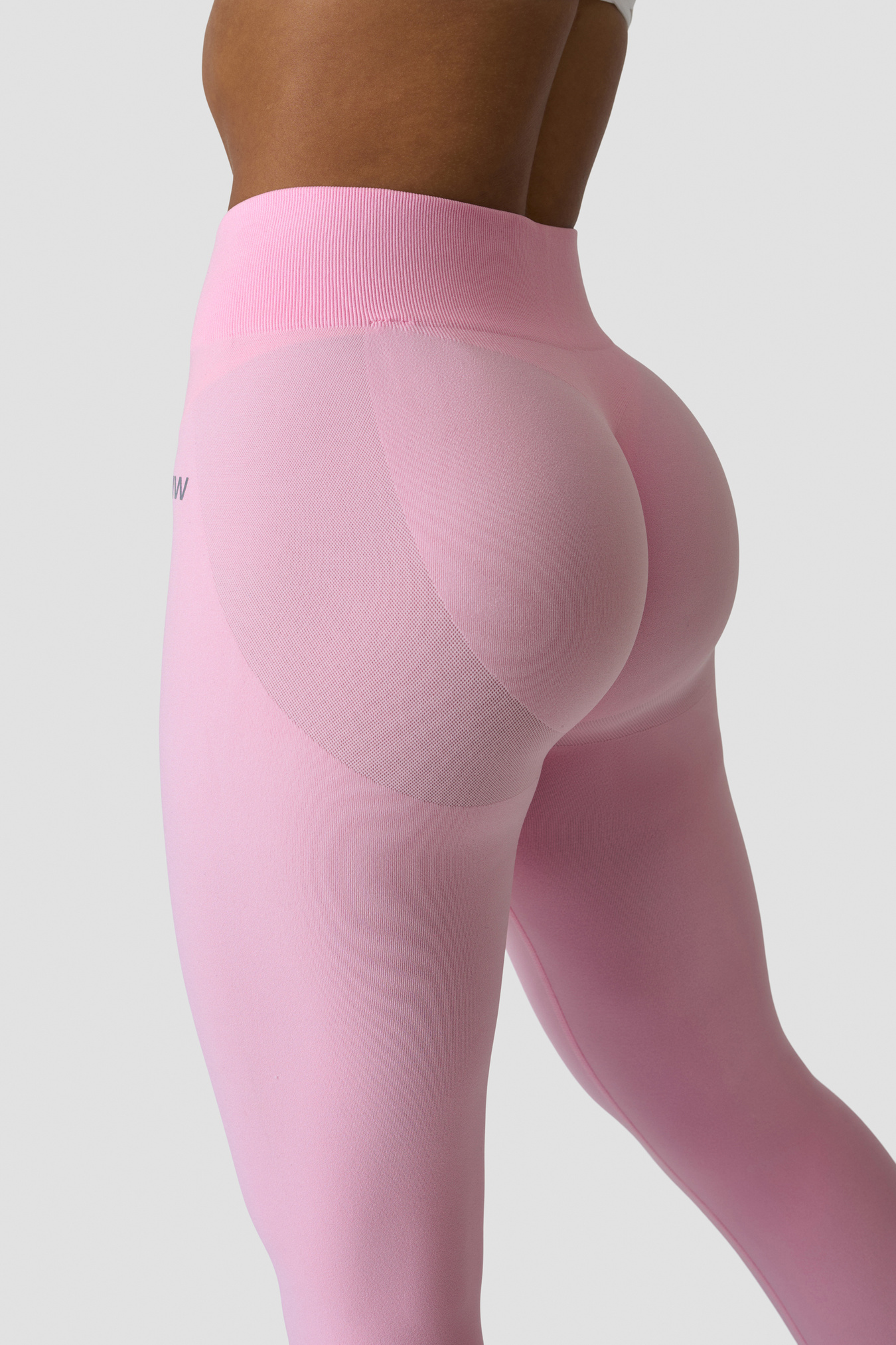 Smooth Seamless Mid Waist Tights Lady Pink - bilde 1