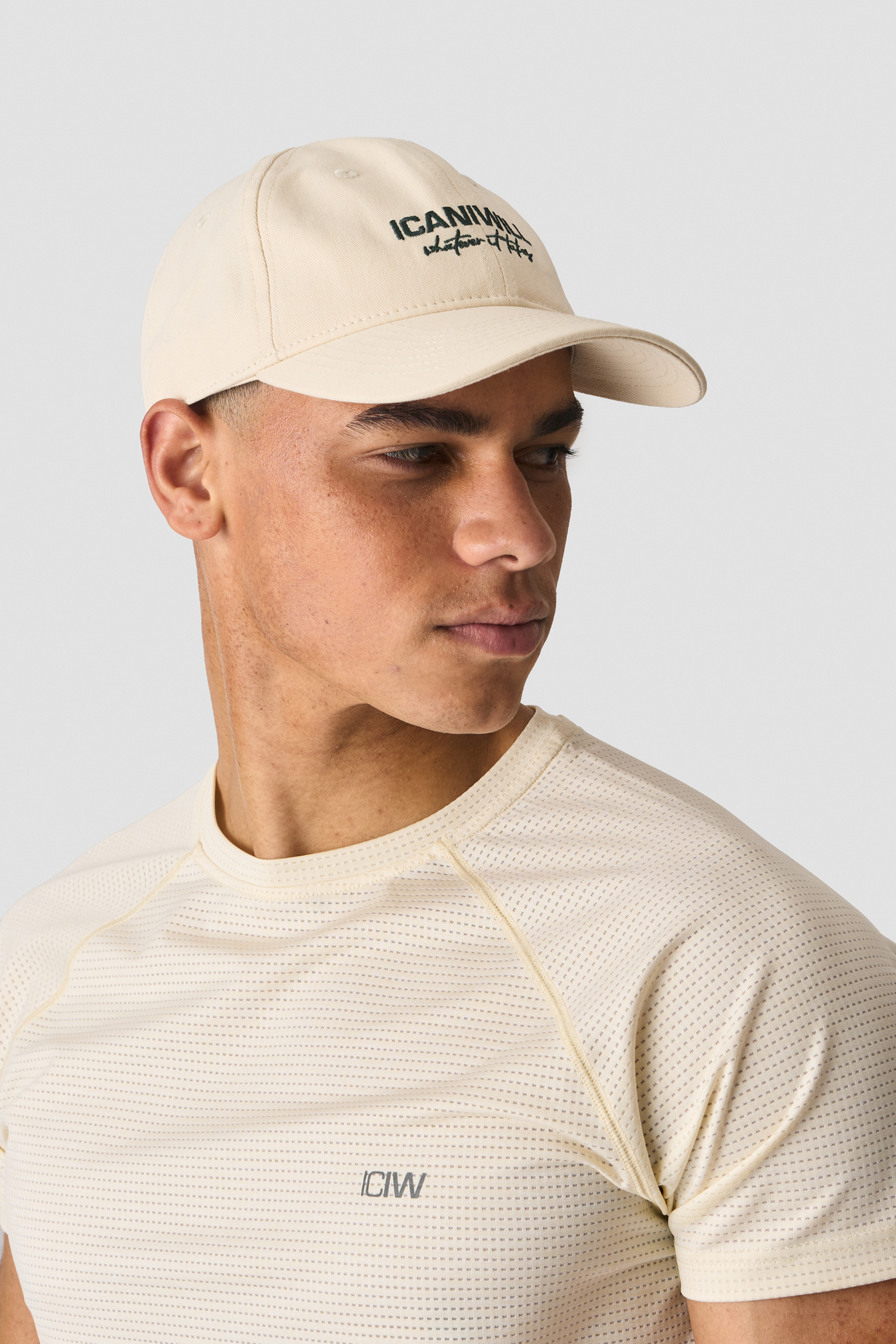 ICIW Baseball Cap Soft Crown Cream - bild 1