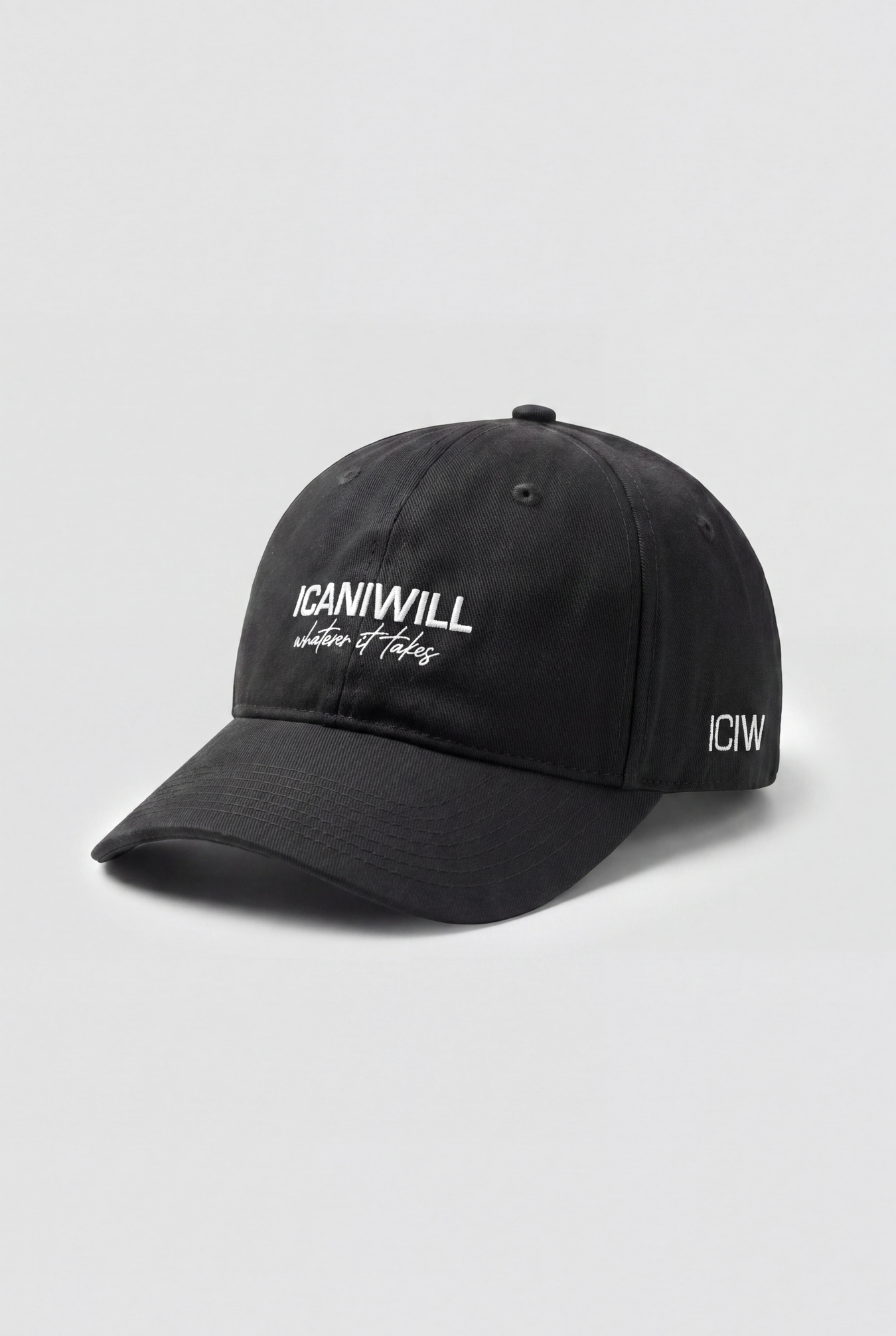 ICIW Baseball Cap Soft Crown Black - kuva 1
