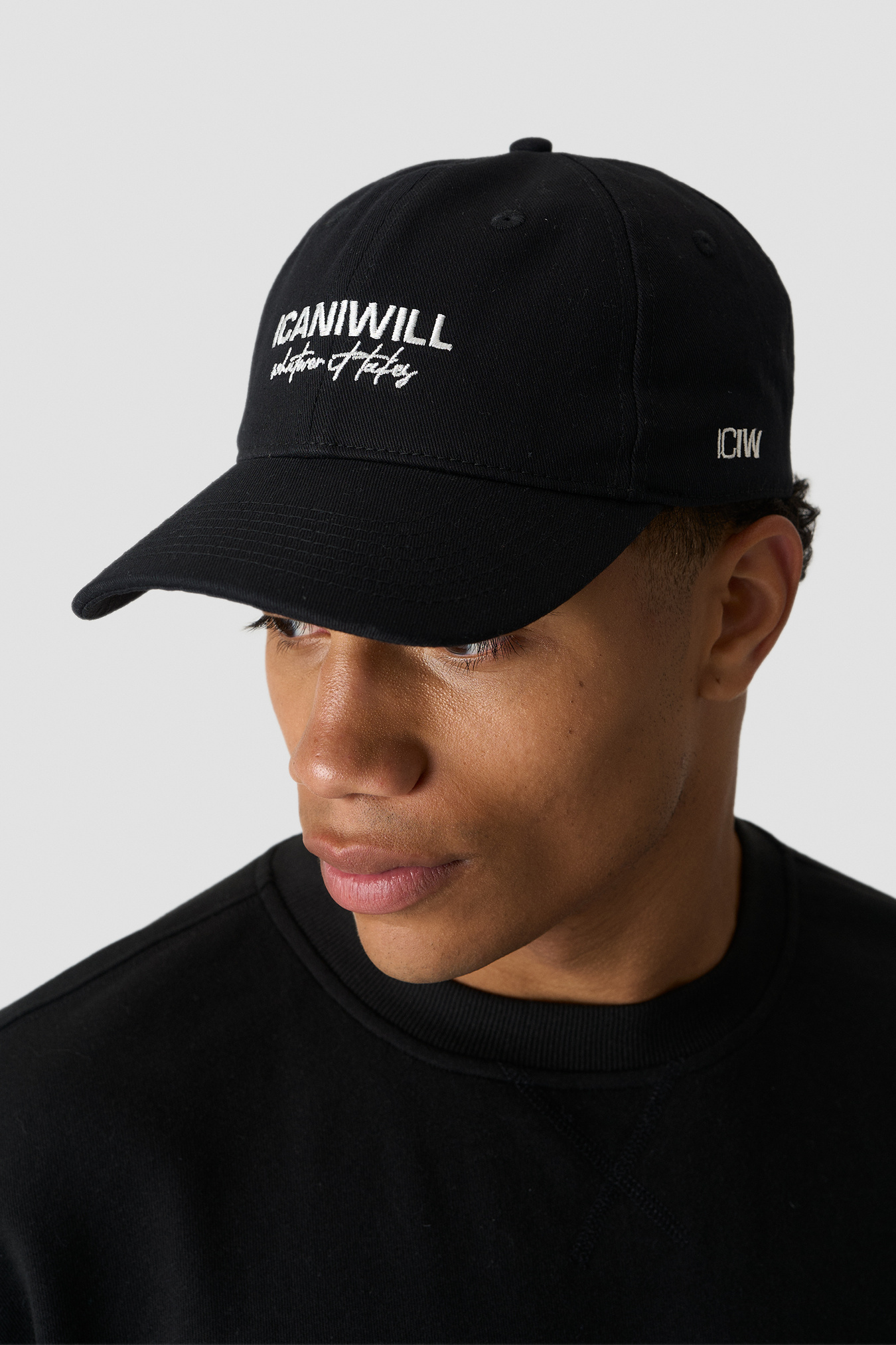 ICIW Baseball Cap Soft Crown Black - image 1